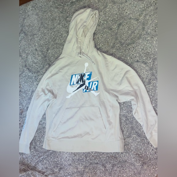 NIKE AIR JORDAN MENS JUMPMAN CLASSICS FLEECE PULLOVER - Picture 4 of 8